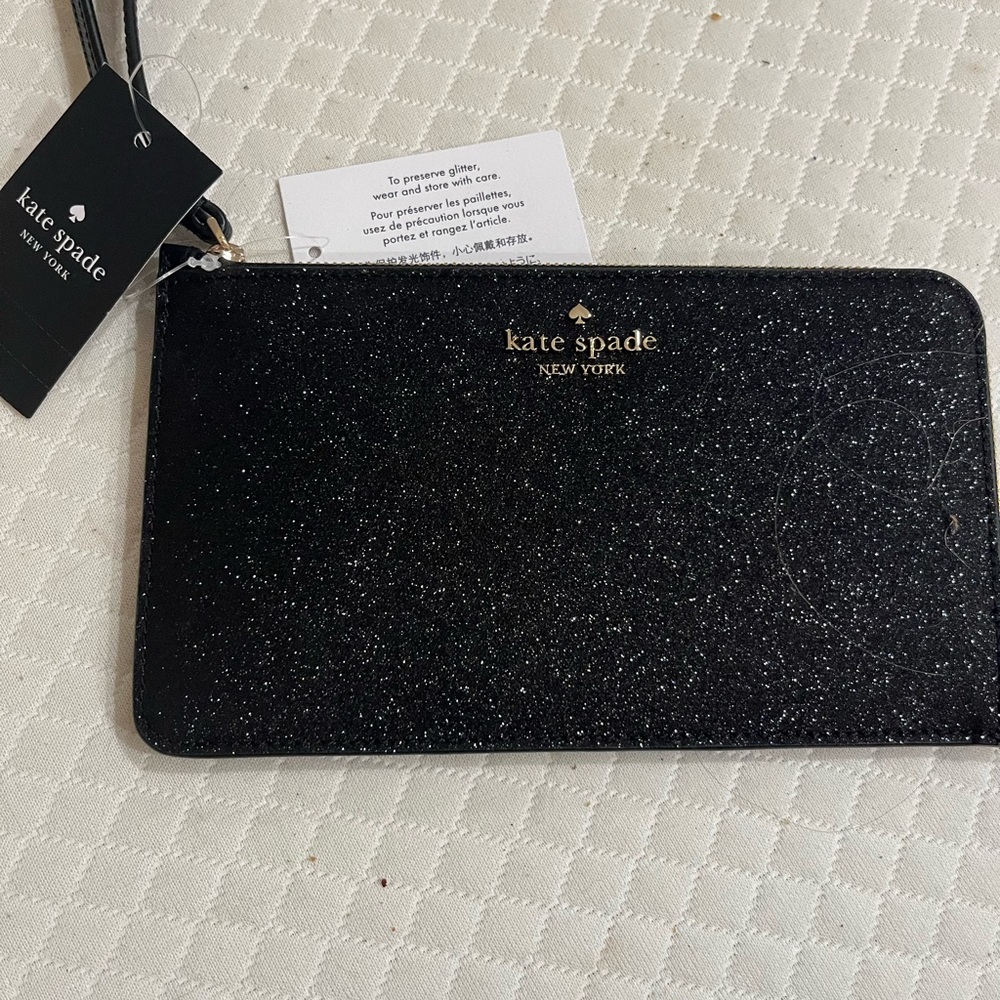 Sparkly Kate spade wristlet